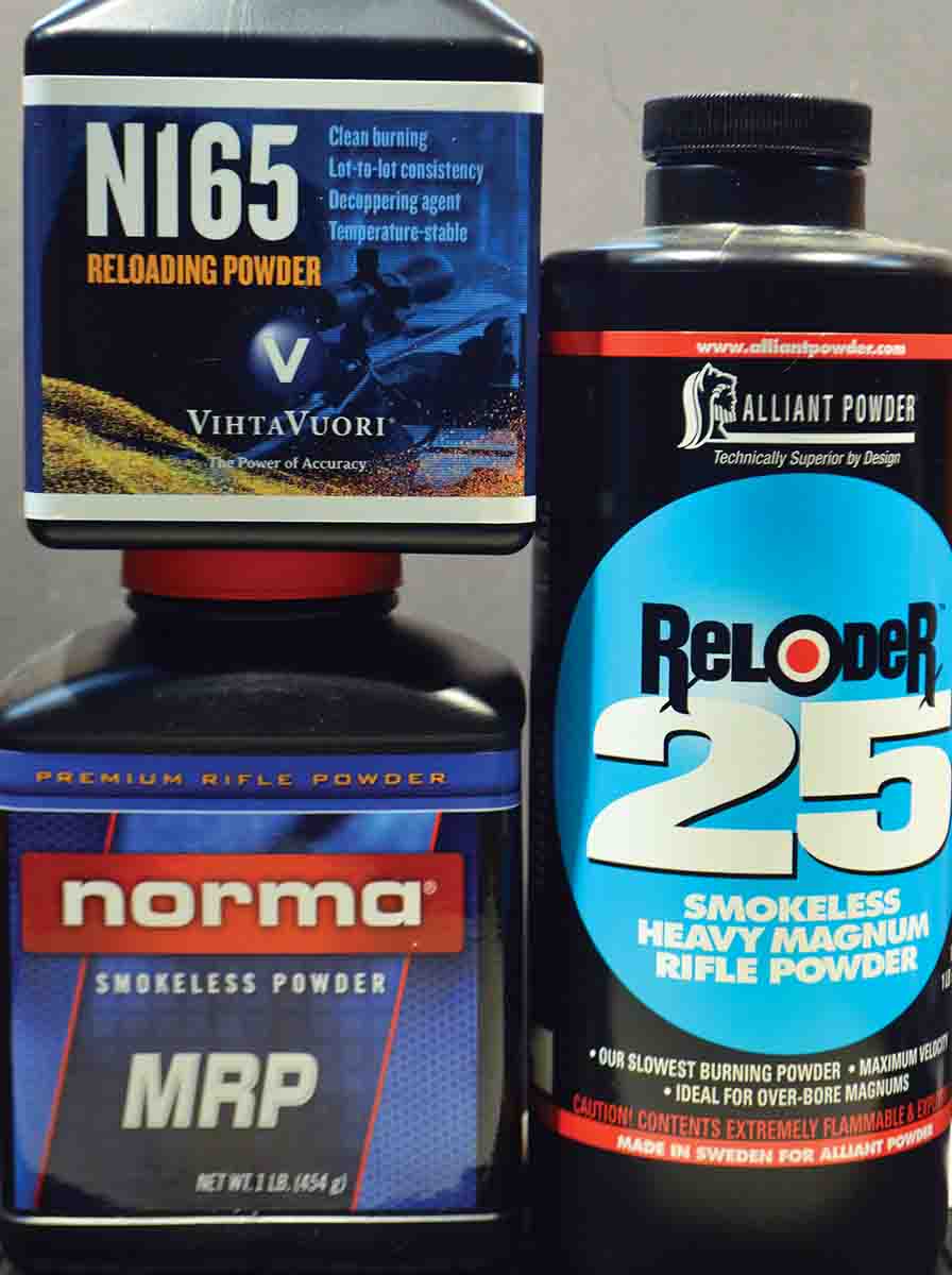 Load data for the 300 H&H with modern powders is hard to find, but Vihtavuori, Norma and Alliant all provide some. There is a wide range of suitable powders that deliver good performance in this (almost) century-old cartridge.